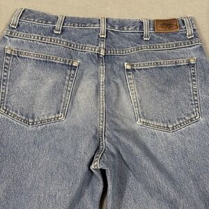 LL Bean Men's Nor'easter Jeans 35X34 100% Cotton Classic Fit STRAIGHT